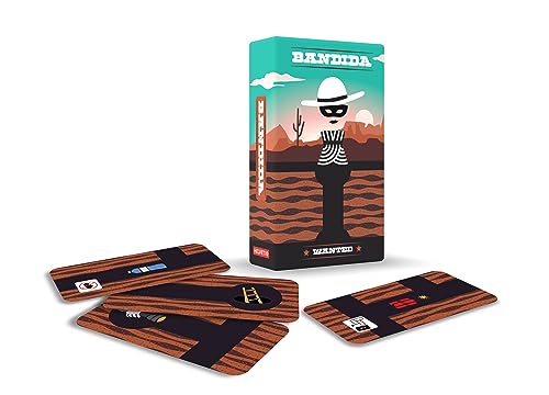 Image of Bandida Card Game - Exciting Sequel with New Challenges! Fun Strategy Game for Family Game Night, Cooperative Game for Kids & Adults, Ages 6+, 1-4 Players, 15 Minute Playtime, Made by Helvetiq