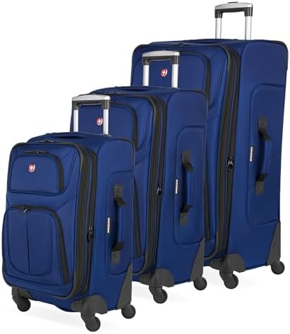 SWISSGEAR Sion Softside Expandable Spinner Luggage Durable Lightw...