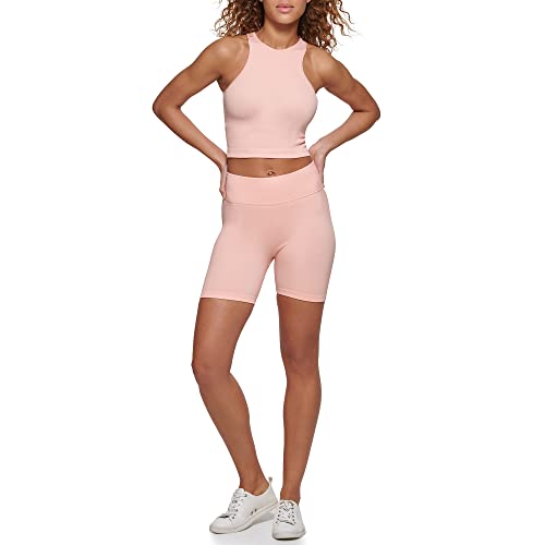 Image of Calvin Klein Womens Sleeveless Midi Dress with High Low Ruffle SkirtDress