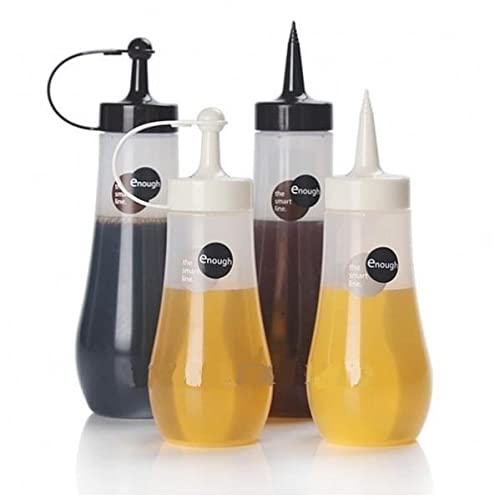 3272, Botella japonesa para apretar, botella de condimento, botella de aceite, dispensador de salsa de soja para cocina, fabricado en Japón, 12 onzas, chocolate 7