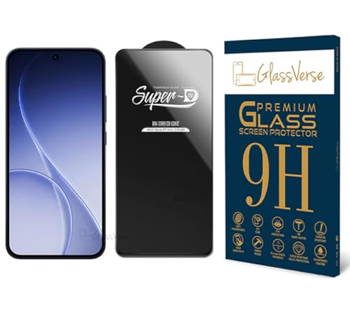 Image of GlassVerse 9H Gorilla Tempered Glass for Oppo Reno 15c 5G | HD Clarity Screen Protector, Ultra Strong 9H Protection, Edge to Edge, Case Friendly, Hassle-less Installation Kit Included. (Pack of 1)