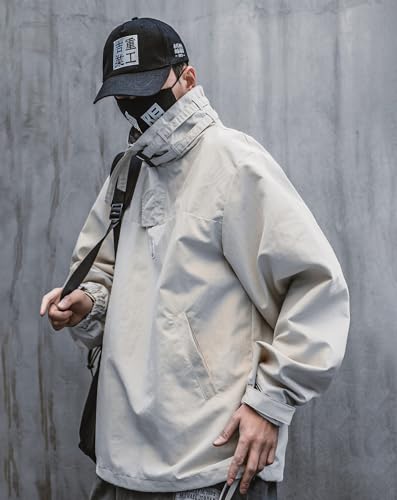 Niepce Inc Japanese Streetwear Techwear Windbreaker Jackets for Men3