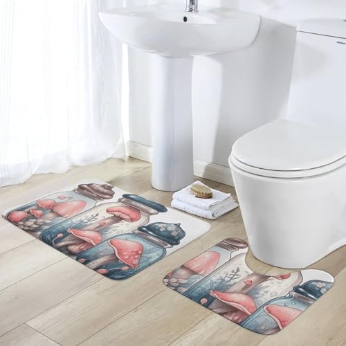 Tapis de bain doux pour une ambiance cocooning près de la baignoire