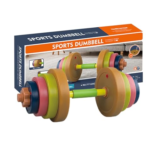Kids Dumbbell Toy - Adjustable Children Weight Training Set, Fitness Exercise Dumbbell Play Equipment | Junior Strength Workout 