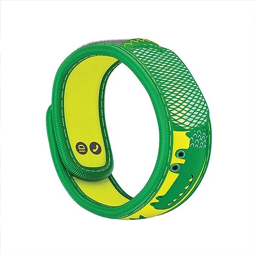 PARA'KITO Bug & Mosquito Bracelets for Kids | Mosquito Spray Alternative | Waterproof, Outdoor Insect Wristband w/Natural Essential Oils | Hiking, Trekking & Camping Accessories (Crocodile) PARA'KITO Bug & Mosquito Bracelets for Kids | Mosquito Spray Alternative | Waterproof, Outdoor Insect Wristband w/Natural Essential Oils | Hiking, Trekking & Camping Accessories (Crocodile)