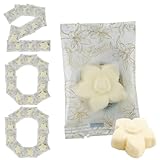 Vaniblos Vanille Marshmallow Blüte | Das besondere Extra zum Kaffee, Kakao, Tee für Gastronomie & Hotel | Made in Germany (ca. 3 x 3cm, 200, stück)