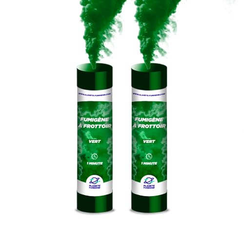 Fumigène à main 60 secondes avec système d'allumage frottoir