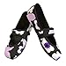 Nufoot Betsy Lou Women's Shoes, Best Foldable & Flexible Flats, Slipper Socks, Travel Slippers & Exercise Shoes, Dance Shoes, Yoga Socks, House Shoes, Indoor Slippers, Purple Flowers, X-Large