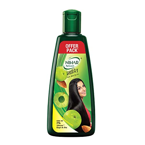 Image of Nihar Shanti Amla Badam Hair Oil, 500 ml & Nihar Shanti Amla Badam Hair Oil, 300 ml
