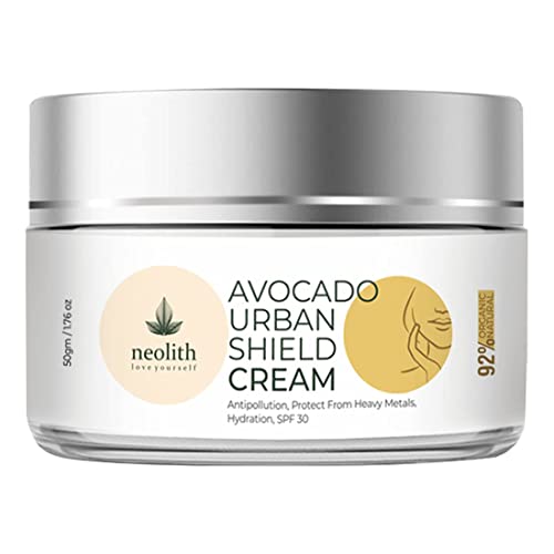Neolith Avocado Urban Shield Blue light and pollution protection Face Cream with SPF30 for Blue ray protection UV protection