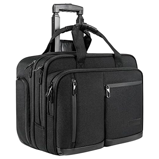 VANKEAN Waterproof Rolling Laptop Bag