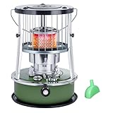 9000 BTU Poêle à Pétrole 2 En 1 Portable Chauffage Fioul Chauffage Pour Le Camping, Le Garage, La Maison Et Les Situations D'urgence,militarygreen Singleitem