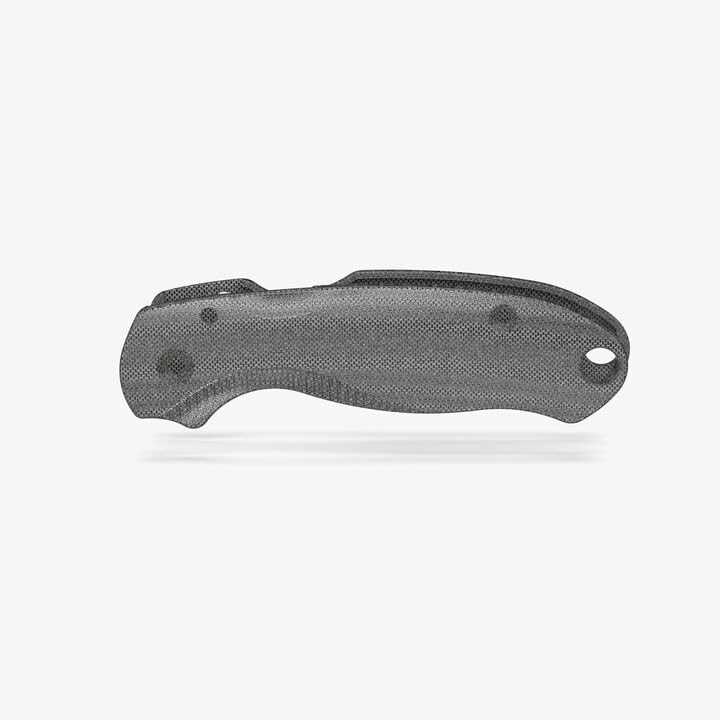 Flytanium Micarta Lotus Scales Compatible with Spyderco Para 3 EDC Folding Pocket Knife (Green Linen)