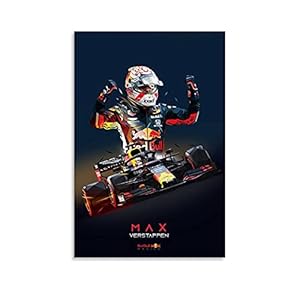 Max Verstappen Lage Poly Poster Decoratief Schilderij Canvas Muur Art Woonkamer Posters Slaapkamer Schilderen 20×30 inch…