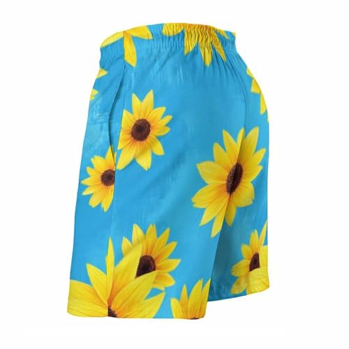 Fashion Beach Shorts with Pockets, Breathable Quick Dry Swimming Trunks Drawstring Swimwear4