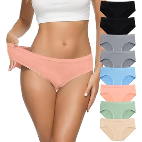CULAYII Women's Seamless Hipster Panties 8 Pack Cover