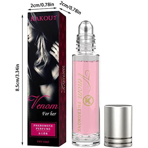 Qiuumey Venom Pheromone Perfume - Intimate Partner Erotic Perfume, Long Lasting Pheromone Perfume, Romance Pheromone Perfume, Sexy Roller Pheromone Fragrance Unisex (Women) #TOP5