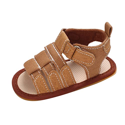 Girls Kids Gl𝐚diator Sandals Summer Open Toe Rubber Sole Shoes Baby Toddler Cotton Soft Light Flat Shoes Casual Bottom