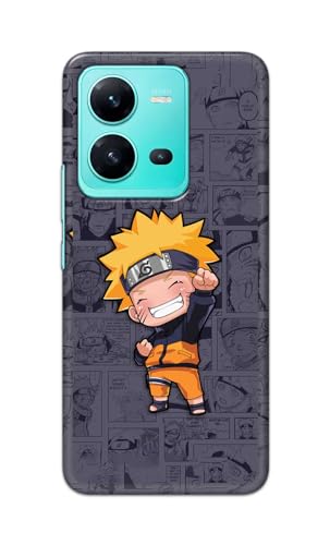 Image of PRINTFIDAA Plastic Printed Hard Back Cover Case For Vivo V25 Back Cover (Famous Anime Cartoon Character) -112, Multicolor