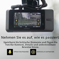 THINKWARE ARC Dashcam Autokamera, 3-facher Energiesparmodus, 1440P+1440P vorne und hinten, Wi-Fi, Super-Nachtsicht, 24/7-Parkmodus (kostenlose 32-GB-Karte, Festverkabelung, 12V-Kabel, GPS) – Ansicht 5