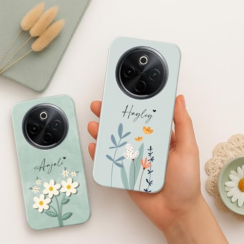 Image of COLORflow Back Cover Compatible with Vivo T4 5G / Y300 Pro 5G / iQOO Z10 5G | Floral Family Customized Back Cover Compatible with Vivo T4 5G / Y300 Pro 5G / iQOO Z10 5G