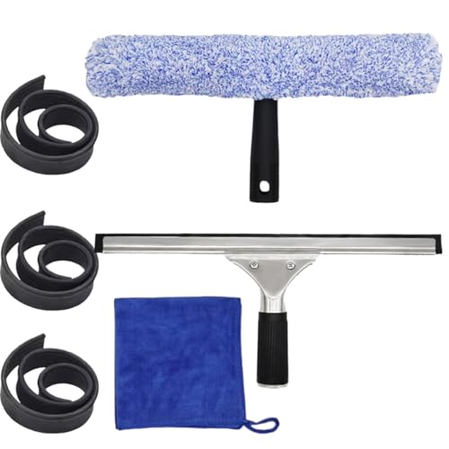 SWISSPACK - Window cleaning kit Professional Window Cleaning Kit Combo With Extra Refills (ONE SIZE)