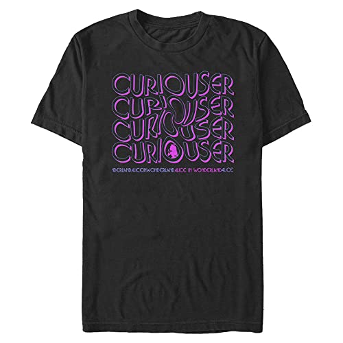 T-shirt homme Disney Curiouser idéal pour un look streetwear décontracté