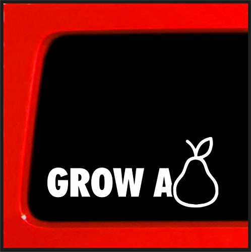 Grow A Pear Sticker Funny Vinyl Decal Window Car Truck Bumper JDM Euro Racing