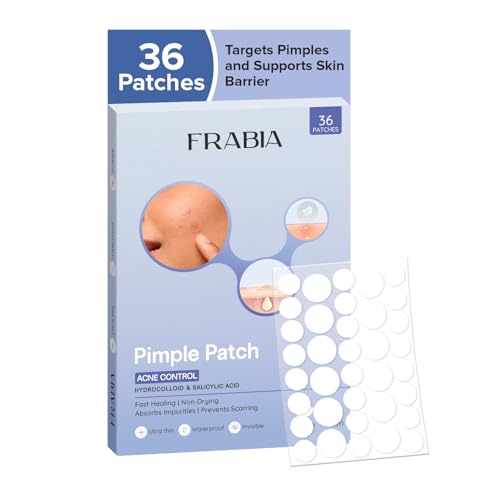 Image of Hydrocolloid Pimple Patch for Acne & Spots | Fast-Acting, Invisible & Waterproof | Day & Night Acne Care | Acne Patches for Face
