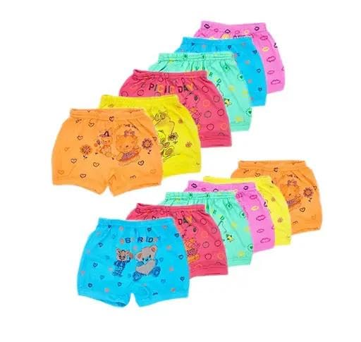 Cheerful Stretchable Waist Kids Bloomer Set - Perfect for Summer (Pack of 6)-picture-13