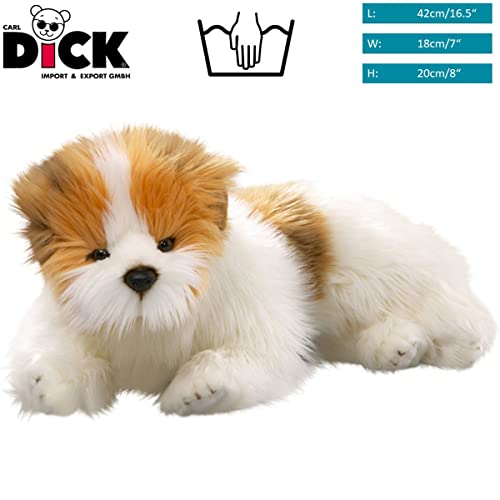 Carl Dick Biewer Yorkshire Terrier liegend, Hund, Plüschtier, Kuscheltier ca. 42cm 2260