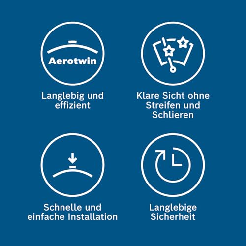Bosch Scheibenwischer Aerotwin A432S, Länge: 650mm/380mm – Set für – Ansicht 4
