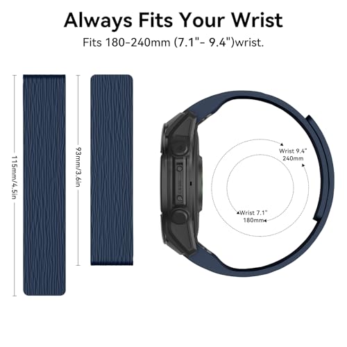 Correa compatible con Garmin Fenix 26mm silicona magnética miniatura 5