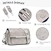 Roulens Crossbody Bags for Women Small Crossbody Wallet Purses with Card Slots Leather Shoulder Handbags Travel/Daily Use