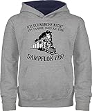 ✔️ SCHNARCHEN GRAFIK: Das Thema Züge ist bei vielen sehr beliebt und du bist auf der Suche nach passenden sweatshirt dazu. Du warst auf der Suche nach „hoodie kinder sprüche“? Dieses witzige Motiv ist das perfekte Geschenk und zaubert Babys und Jugendlichen garantiert ein Lächeln ins Gesicht. „Ich schnarche nicht... Ich träume, dass ich eine Dampflok bin!“ ist ein cooles Statement und außerdem ein echter Hingucker zu jedem Anlass