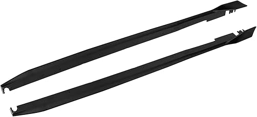 Miniatura 8 de IKON MOTORSPRTS - Faldas laterales compatibles con Honda Civic Sedán de 4 puertas 2022-2024, polipropileno PP negro brillante tipo R, labio divisor