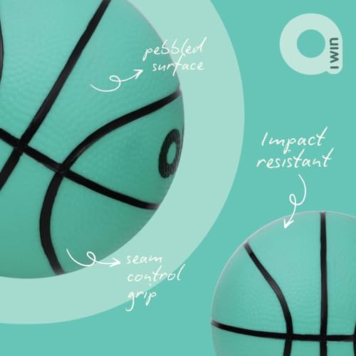Image of Aivin Home-Play Basketball | All-Surface Durable Grip | Indoor & Outdoor Use | Pebbled Texture for Control | All-Weather Performance (Aqua Breeze, 1)
