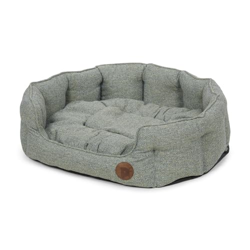 Panier ovale pour chien Petface XL avec coussin amovible chevron
