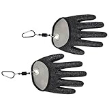 Opilroyn Fischhandschuhe,Stich- und schnittfeste Fäustlinge,Fanghandschuhe Mit Haken | Für...