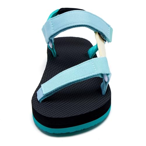 Image of WateLves Kids Sandals Boys Girls Lightweight Non-slip Athletic Sandals with Adjustable Webbing for Hiking Walking Beach Water Sports