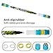 3 Pieces Spinning Pen Rolling Finger Rotating Pen Non Slip Coated 7.87 Inches Spinning Ballpoint Pen with Weighted Ball Gaming Pens for Student Learning Office Supplies, Random Color