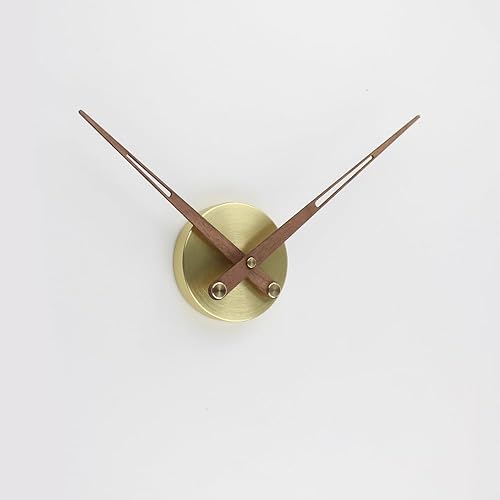 Miniatura 3 de Timelike Manecillas de reloj 3D, reloj de pared grande, agujas de reloj de cuarzo para accesorios de decoración de arte del hogar (dorado-10CM-#1)
