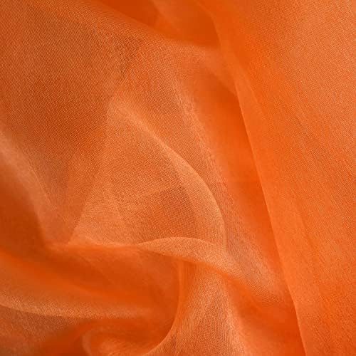 59" Wide Crystal Organza Voile Dress Dance Craft Fabric Material, per metre - Baby Pink