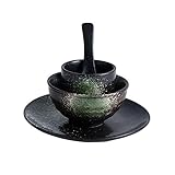 Cuillère en céramique multifonction : résistante à la chaleur et au froid, pour une utilisation de longue durée, pendaison de crémaillère avec vos amis, décoration rétro
