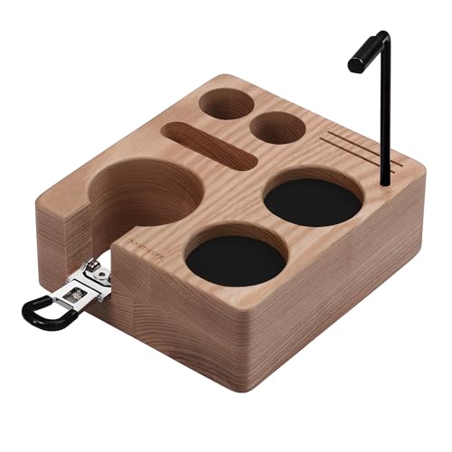 Normcore Compact Tamping Station: Organiser for Tamper, WDT Holder, and Portafilters - Adjustable Height Espresso Tool for 51mm and 54mm Machines - Image 4