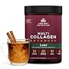 Ancient Nutrition Advanced Hydrolyzed Collagen Peptides Powder Protein Lean with Probiotics and Vitamin C, Cinnamon, for Women & Men, Supports Healthy Weight Management & Muscle Building, 25 Servings