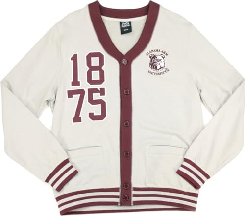 Big Boy Alabama A&M Bulldogs S5 Mens Cardigan [Grey] - ID#44697-79-85-0-0