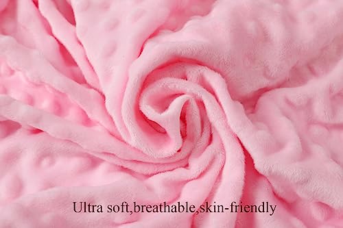 Bilokonda MINKYBSBAIFEN-YUDA406 Minky Bassinet Sheet Set 2 Pack Stretch Fitted Cradle Sheets,Ultra Soft Thick Universal Fit Oval Rectangle Hourglass Pad/Mattress, For Baby Girls And Boys White Pink thumb #1