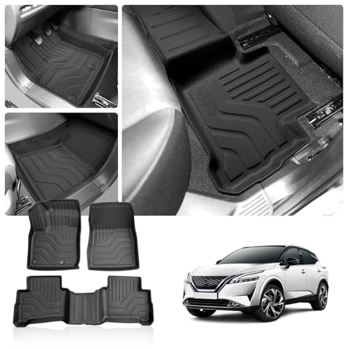Tapis de sol en TPE pour Nissαn Qashqai J12 protection pluie et boue