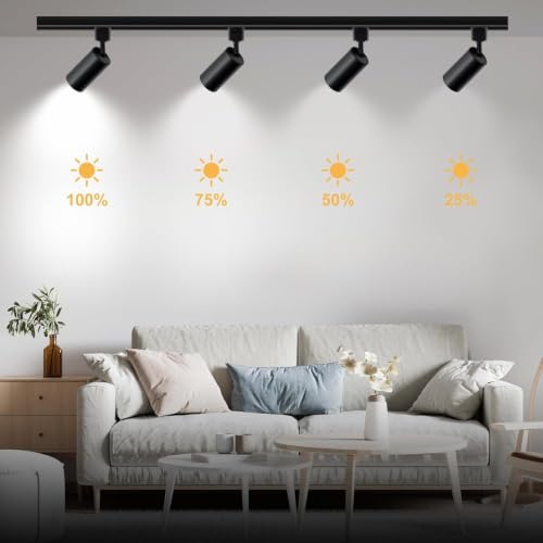 Image of Plug in Track Lights 24 Lights LED Track Lighting Kits H Type 6000k